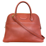エルメス HERMES ボリード31 C刻 ルージュアッシュ　GD金具 トリヨン レディース ショルダーバッグ