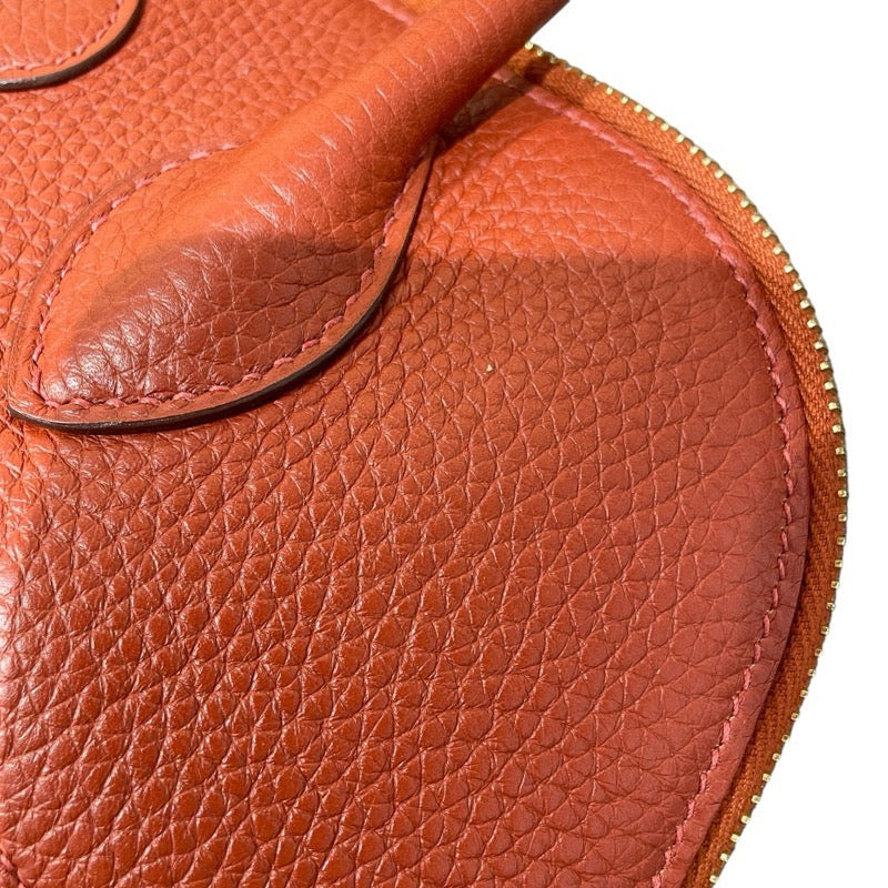 エルメス HERMES ボリード31 C刻 ルージュアッシュ　GD金具 トリヨン レディース ショルダーバッグ