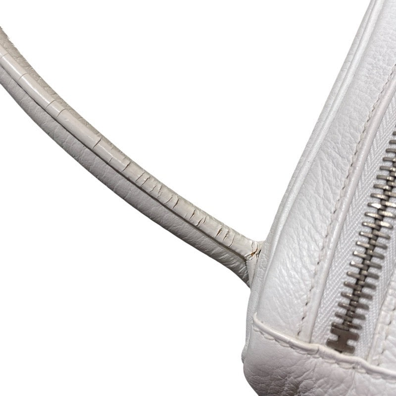 エルメス HERMES リンディ30 □J刻 ホワイト　SV金具 トリヨン レディース ショルダーバッグ