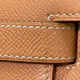 エルメス HERMES ケリー28 外縫い 〇V刻印 ナチュラル×ゴールド金具 クシュベル レディース ショルダーバッグ