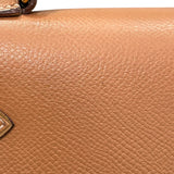 エルメス HERMES ケリー28 外縫い 〇V刻印 ナチュラル×ゴールド金具 クシュベル レディース ショルダーバッグ