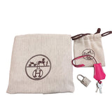 エルメス HERMES バーキン25 キャンディ □O刻 ローズティリアン✕ルビー✕シルバー金具 エプソン レディース ハンドバッグ