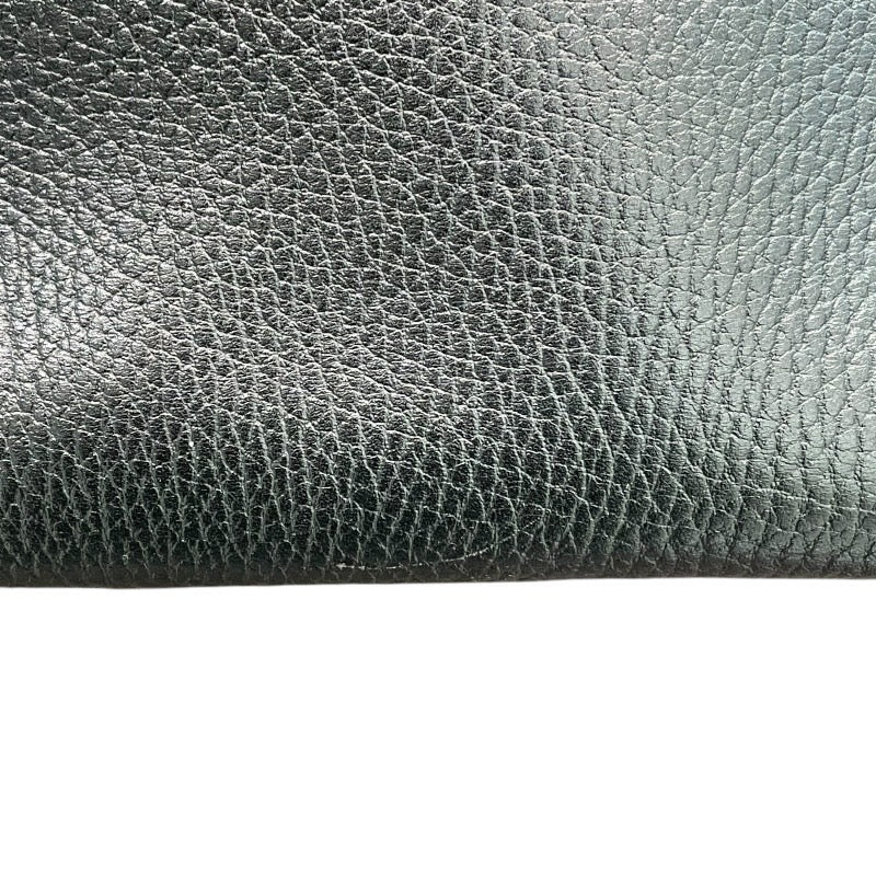 エルメス HERMES オータクロア32 〇Z刻 ブラック/ゴールド金具 アルデンヌ ユニセックス ハンドバッグ