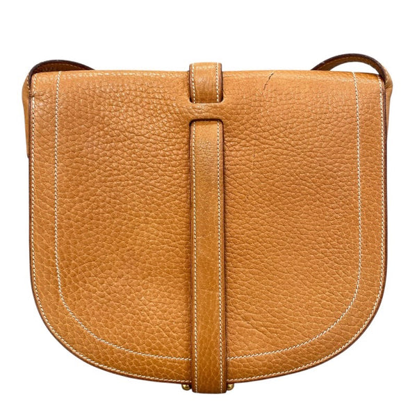 エルメス HERMES ギャロパード ショルダー 〇X刻 ナチュラルサブレ✕ゴールド金具 ピッグスキン レディース ショルダーバッグ