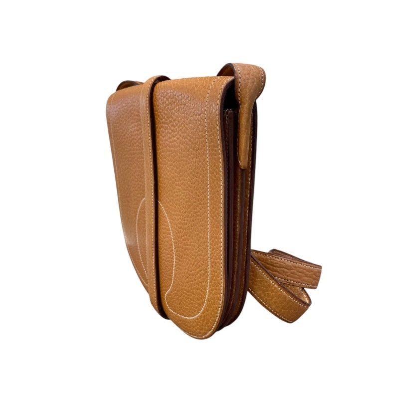 エルメス HERMES ギャロパード ショルダー 〇X刻 ナチュラルサブレ✕ゴールド金具 ピッグスキン レディース ショルダーバッグ