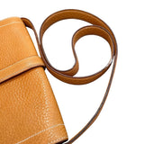 エルメス HERMES ギャロパード ショルダー 〇X刻 ナチュラルサブレ ゴールド金具 レザー レディース ショルダーバッグ