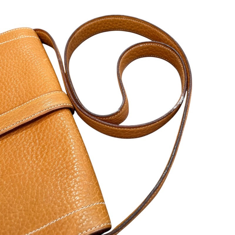 エルメス HERMES ギャロパード ショルダー 〇X刻 ナチュラルサブレ✕ゴールド金具 ピッグスキン レディース ショルダーバッグ