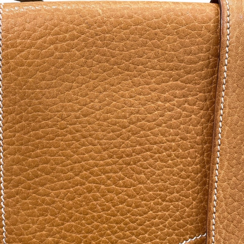 エルメス HERMES ギャロパード ショルダー 〇X刻 ナチュラルサブレ✕ゴールド金具 ピッグスキン レディース ショルダーバッグ