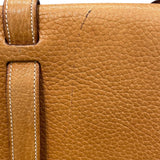 エルメス HERMES ギャロパード ショルダー 〇X刻 ナチュラルサブレ✕ゴールド金具 ピッグスキン レディース ショルダーバッグ