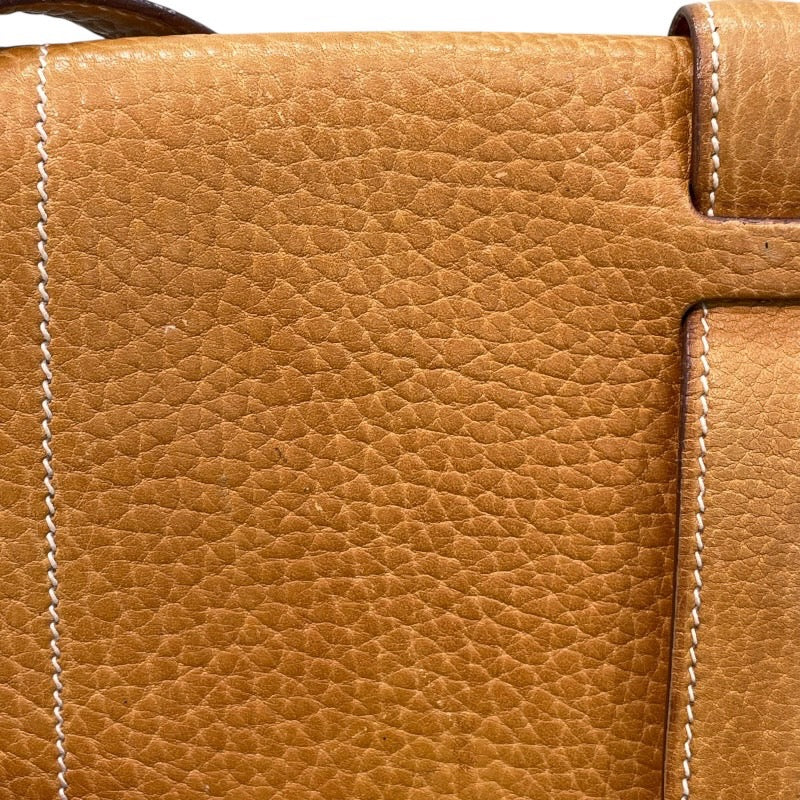 エルメス HERMES ギャロパード ショルダー 〇X刻 ナチュラルサブレ✕ゴールド金具 ピッグスキン レディース ショルダーバッグ