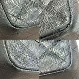 シャネル CHANEL マトラッセ30 16番台 ブラック/シルバー金具 キャビアスキン レディース ショルダーバッグ