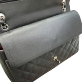 シャネル CHANEL マトラッセ30 16番台 ブラック/シルバー金具 キャビアスキン レディース ショルダーバッグ