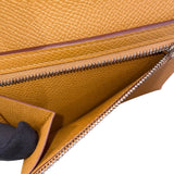 エルメス HERMES ベアンコンパクト ヴェルソ Y刻印 ローズコンフェッティ×セサミ×シルバー金具 エプソン レディース 二つ折り財布