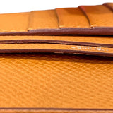 エルメス HERMES ベアンコンパクト ヴェルソ Y刻印 ローズコンフェッティ×セサミ×シルバー金具 エプソン レディース 二つ折り財布