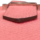 エルメス HERMES ベアンコンパクト ヴェルソ Y刻印 ローズコンフェッティ×セサミ×シルバー金具 エプソン レディース 二つ折り財布