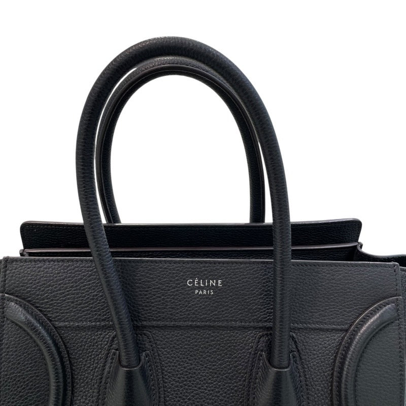 CÉLINE ラゲージ マイクロショッパー ハンドバッグ ブラック セリーヌ CELINE ラゲージ マイクロショッパー 189793 ブラック