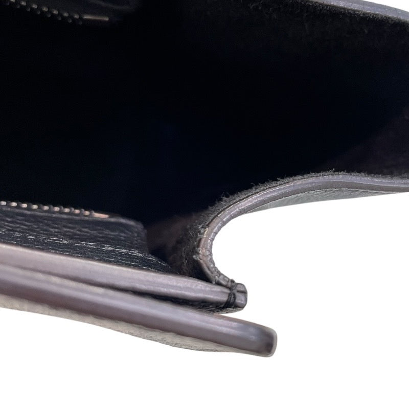 セリーヌ CELINE ラゲージ マイクロショッパー 189793 ブラック×SV金具 ドラムドカーフ レディース ハンドバッグ