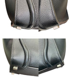 セリーヌ CELINE ラゲージ マイクロショッパー 189793 ブラック×SV金具 ドラムドカーフ レディース ハンドバッグ