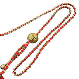 シャネル CHANEL マトラッセボールチェーンショルダー AS1786 レット　GD金具 ラム レディース ショルダーバッグ