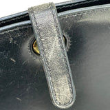 エルメス HERMES ダルヴィMM □D刻 ブラック ゴールド金具 ボックスカーフ レディース ハンドバッグ