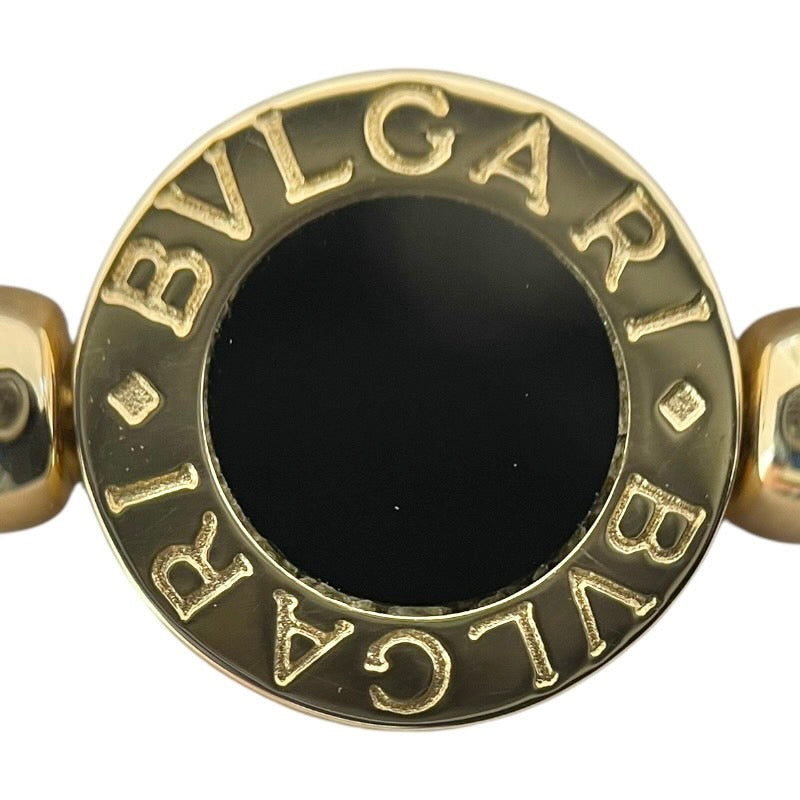 ブルガリ BVLGARI フリップリング 750YG/オニキス/サンゴ ジュエリー