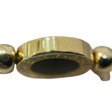 ブルガリ BVLGARI フリップリング 750YG/オニキス/サンゴ ジュエリー