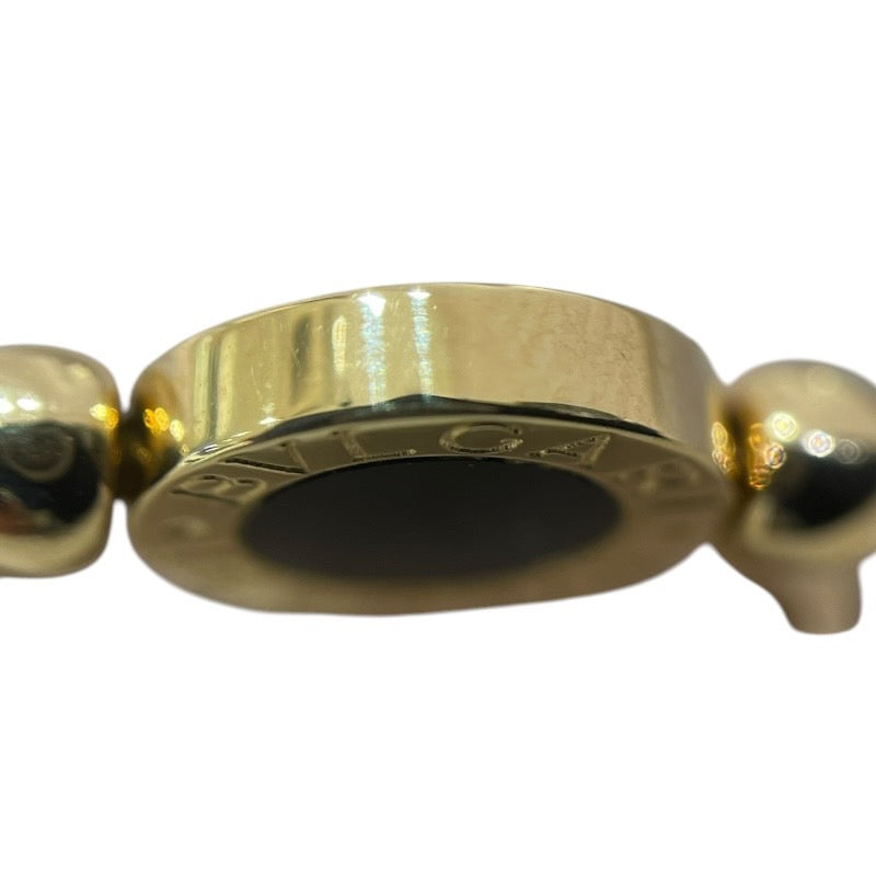 ブルガリ BVLGARI フリップリング 750YG/オニキス/サンゴ ジュエリー