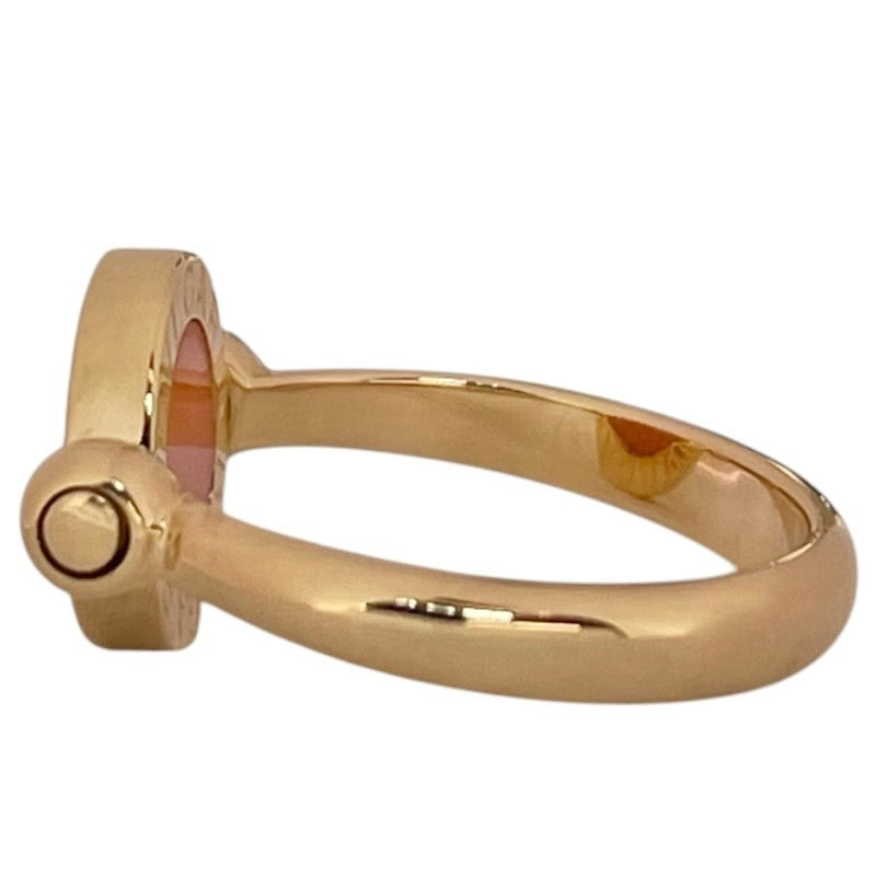 ブルガリ BVLGARI フリップリング 750YG/オニキス/サンゴ ジュエリー