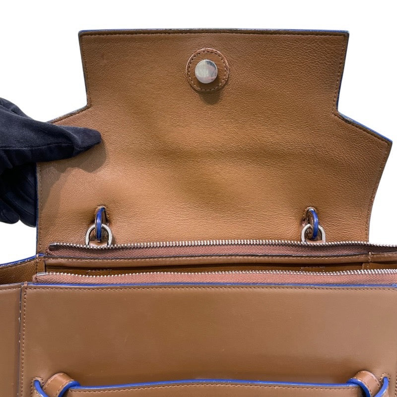 セリーヌ CELINE ベルトバッグ マイクロ ブラウン レザー レディース ハンドバッグ