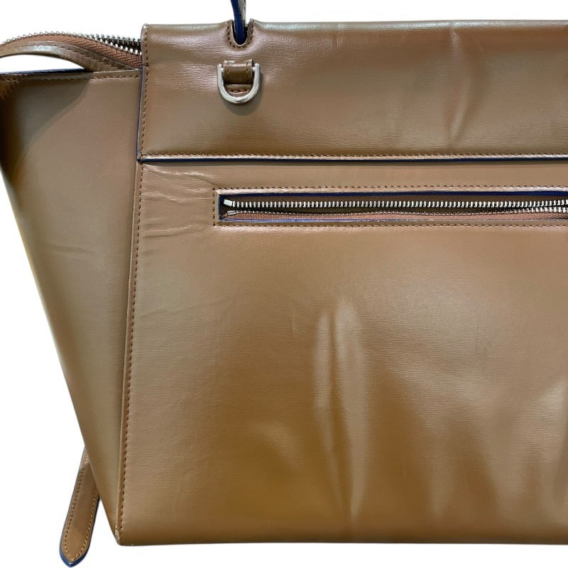 セリーヌ CELINE ベルトバッグ マイクロ ブラウン レザー レディース ハンドバッグ