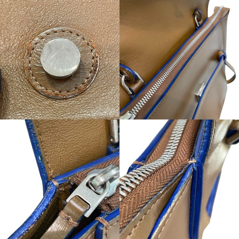 セリーヌ CELINE ベルトバッグ マイクロ ブラウン レザー レディース ハンドバッグ