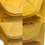 シャネル CHANEL マトラッセフラップ フォンショルダー AP3226 ランダムシリアル イエロー×ゴールド金具 ラムスキン レディース ショルダーバッグ