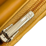 シャネル CHANEL マトラッセフラップ フォンショルダー AP3226 ランダムシリアル イエロー×ゴールド金具 ラムスキン レディース ショルダーバッグ