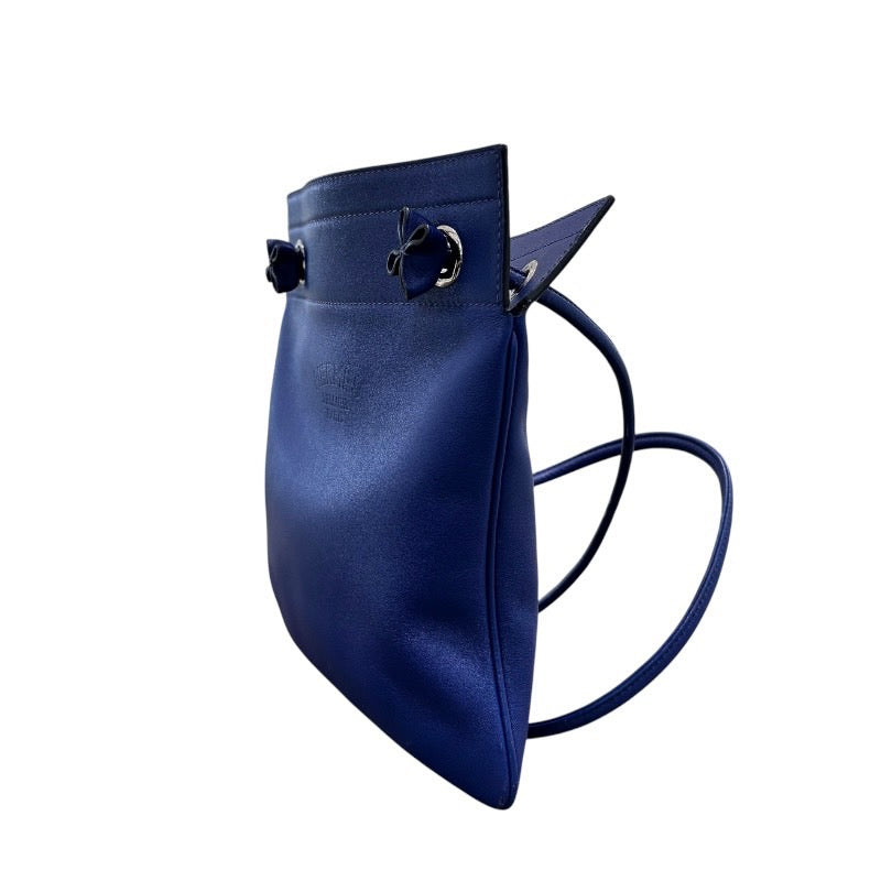 エルメス HERMES アリーヌミニ C刻印 ブルーエレクトリック スイフト レディース ショルダーバッグ