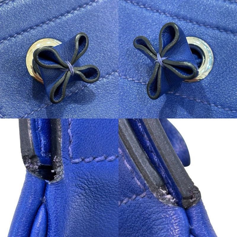 エルメス HERMES アリーヌミニ C刻印 ブルーエレクトリック スイフト レディース ショルダーバッグ
