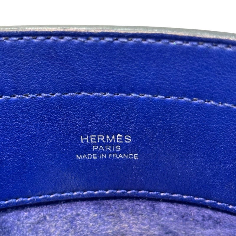 エルメス HERMES アリーヌミニ C刻印 ブルーエレクトリック スイフト レディース ショルダーバッグ