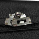 エルメス HERMES ケリートゥーゴー U刻 ブラック×シルバー金具 エプソン レディース ショルダーバッグ