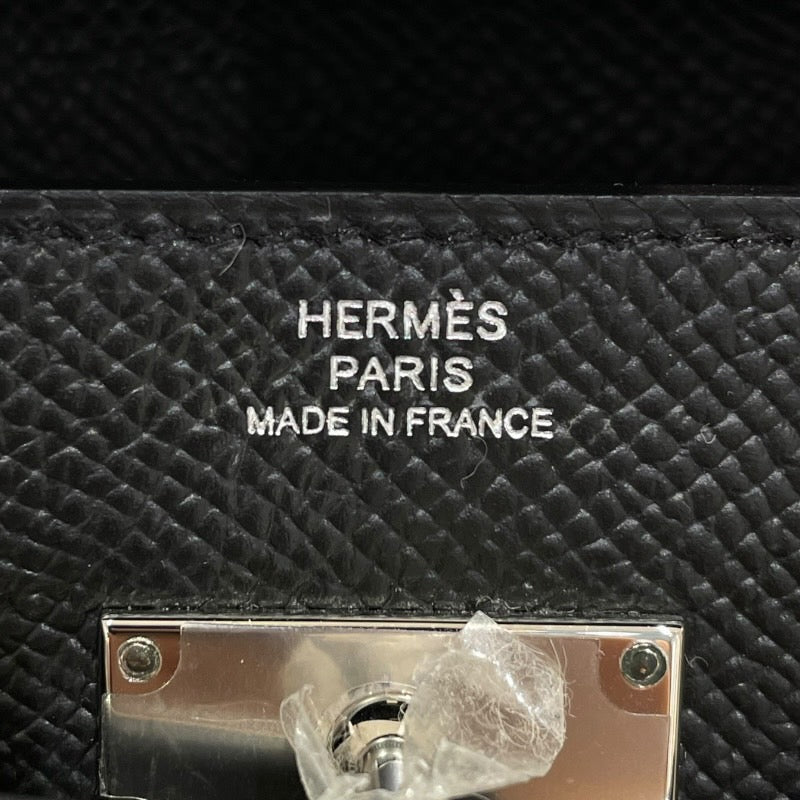 エルメス HERMES ケリートゥーゴー U刻 ブラック×シルバー金具 エプソン レディース ショルダーバッグ