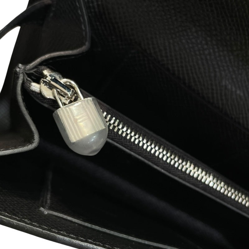 エルメス HERMES ケリートゥーゴー U刻 ブラック×シルバー金具 エプソン レディース ショルダーバッグ