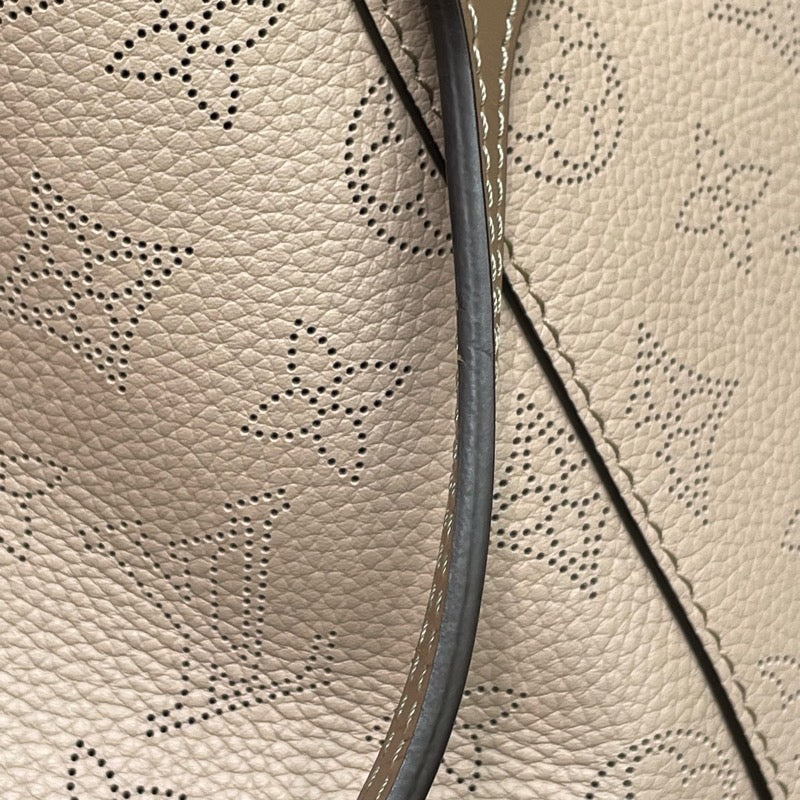 ルイ・ヴィトン LOUIS VUITTON ヒナPM M54351 ベージュ シルバー金具 マヒナ レディース ハンドバッグ