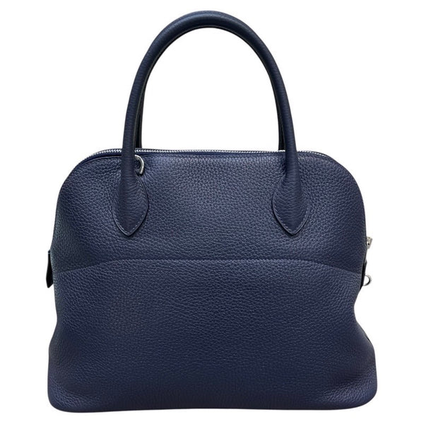 エルメス HERMES ボリード31 A刻印 ブルーニュイ×シルバー金具 トリヨンクレマンス レディース ショルダーバッグ