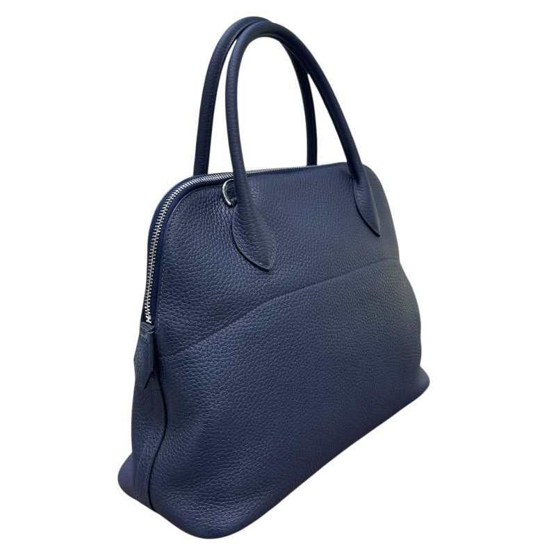 エルメス HERMES ボリード31 A刻印 ブルーニュイ×シルバー金具 トリヨンクレマンス レディース ショルダーバッグ