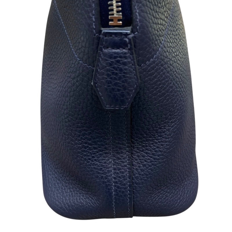 エルメス HERMES ボリード31 A刻印 ブルーニュイ×シルバー金具 トリヨンクレマンス レディース ショルダーバッグ