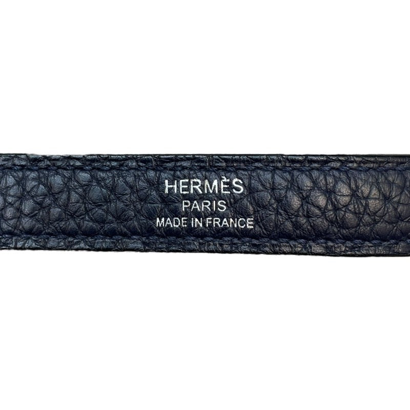 エルメス HERMES ボリード31 A刻印 ブルーニュイ×シルバー金具 トリヨンクレマンス レディース ショルダーバッグ