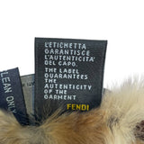 フェンディ FENDI ラビットファーコサージュ ベージュ ファー アクセサリー
