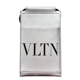 ヴァレンティノ VALENTINO ドキュメントホルダー XY2P0T13RFL シルバー/ブラック レザー ユニセックス ショルダーバッグ