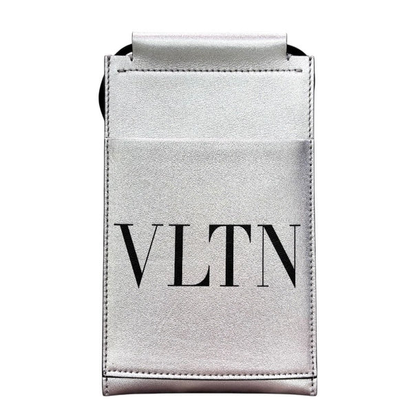 ヴァレンティノ VALENTINO ドキュメントホルダー XY2P0T13RFL シルバー/ブラック レザー ユニセックス ショルダーバッグ
