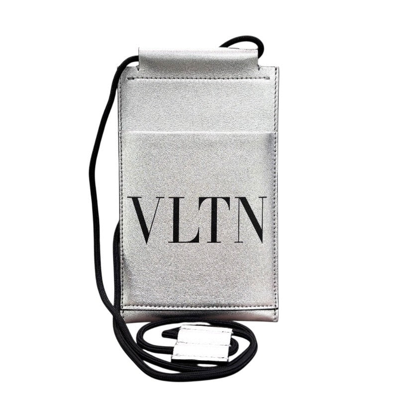 ヴァレンティノ VALENTINO ドキュメントホルダー XY2P0T13RFL シルバー/ブラック レザー ユニセックス ショルダーバッグ