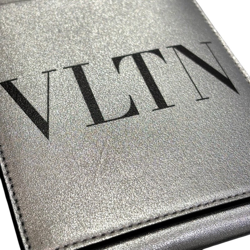 ヴァレンティノ VALENTINO ドキュメントホルダー XY2P0T13RFL シルバー/ブラック レザー ユニセックス ショルダーバッグ