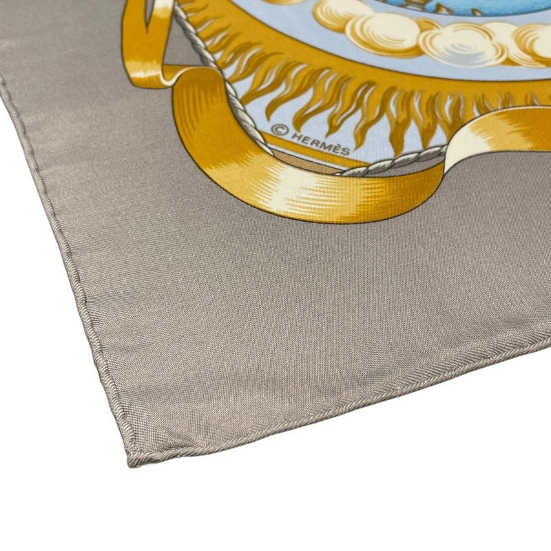 エルメス HERMES カレ90 AU DELA DES CINQ MERS シルク100% レディース スカーフ